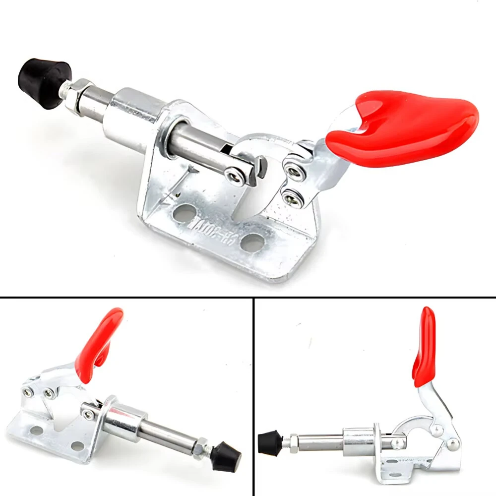 GH-301AM Quick Release Toggle Clamp | 45KG Push Pull Vertical Type | M4 Screw Metal Hand Tool