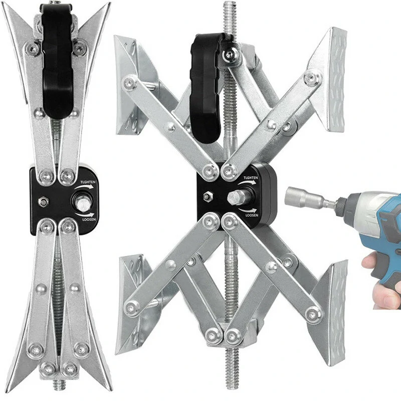X-Shaped Wheel Chock Stabilizer | Drill Adjust for Tandem-Axle RV & Trailer | Tire Locking Stop for Camping