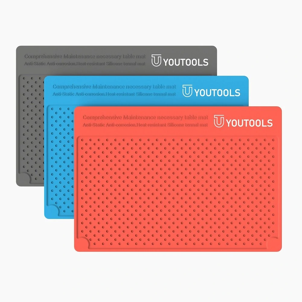 UT-D251 High Temp Insulation Silicone Pad | Heat Resistant Work Platform for Mobile Repair Tools