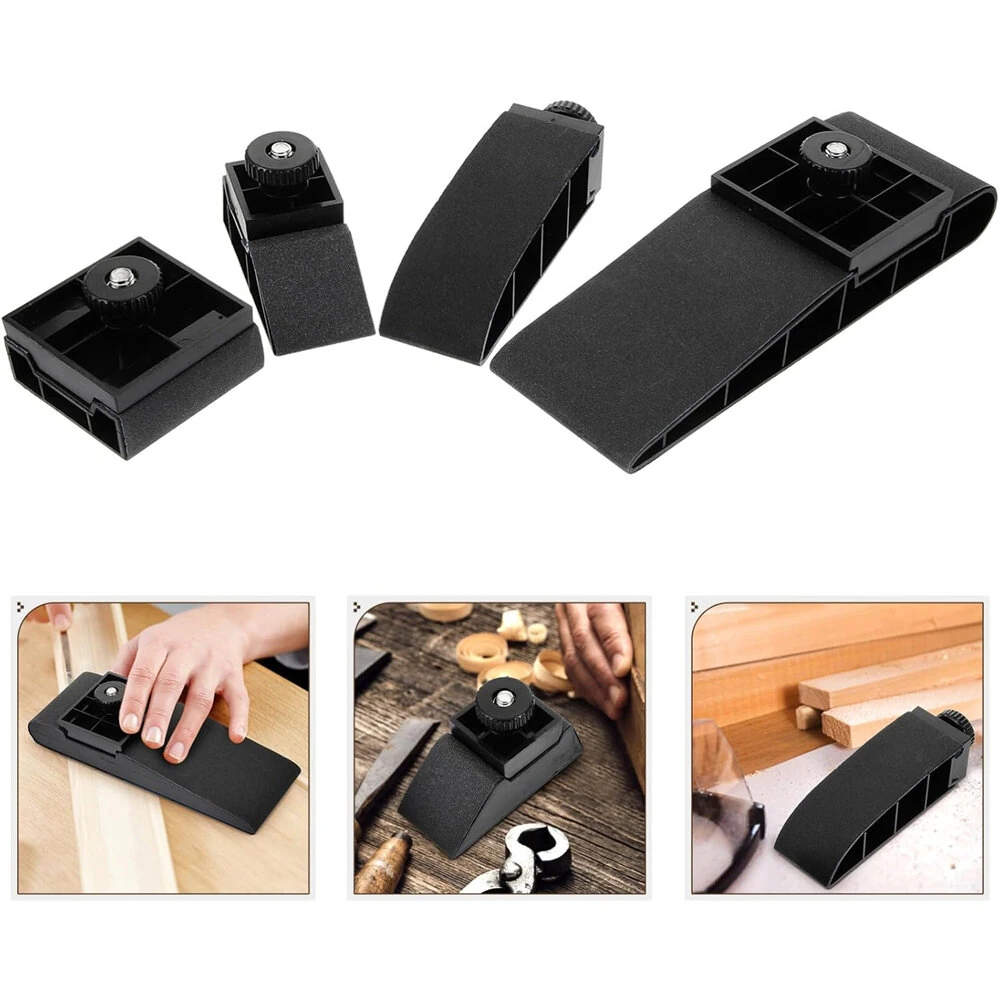 Wood Working Sandpaper Rack Sander Set - Hand Sander & Sanding Block Tool for Drywall