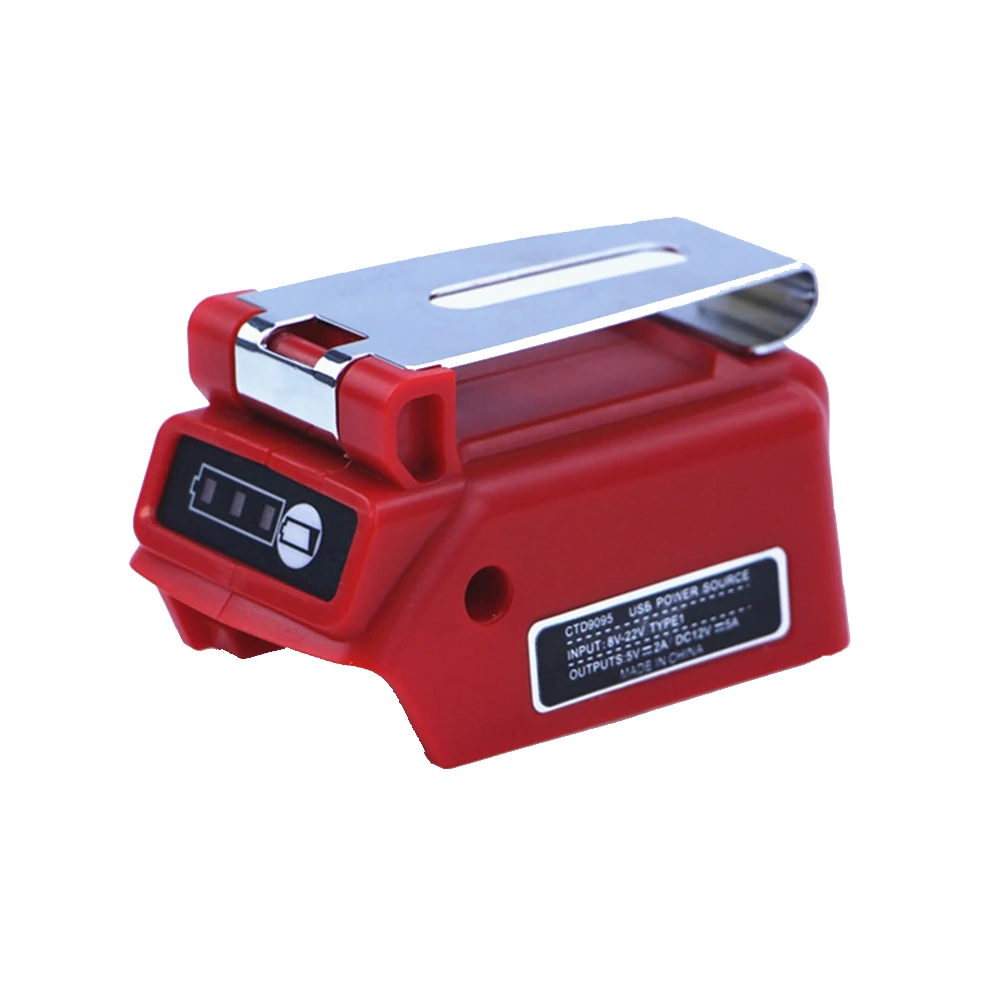 Black & Decker 18V USB Adapter - Dual Port Charger for LBXR20 LCS120 LDX120C Batteries