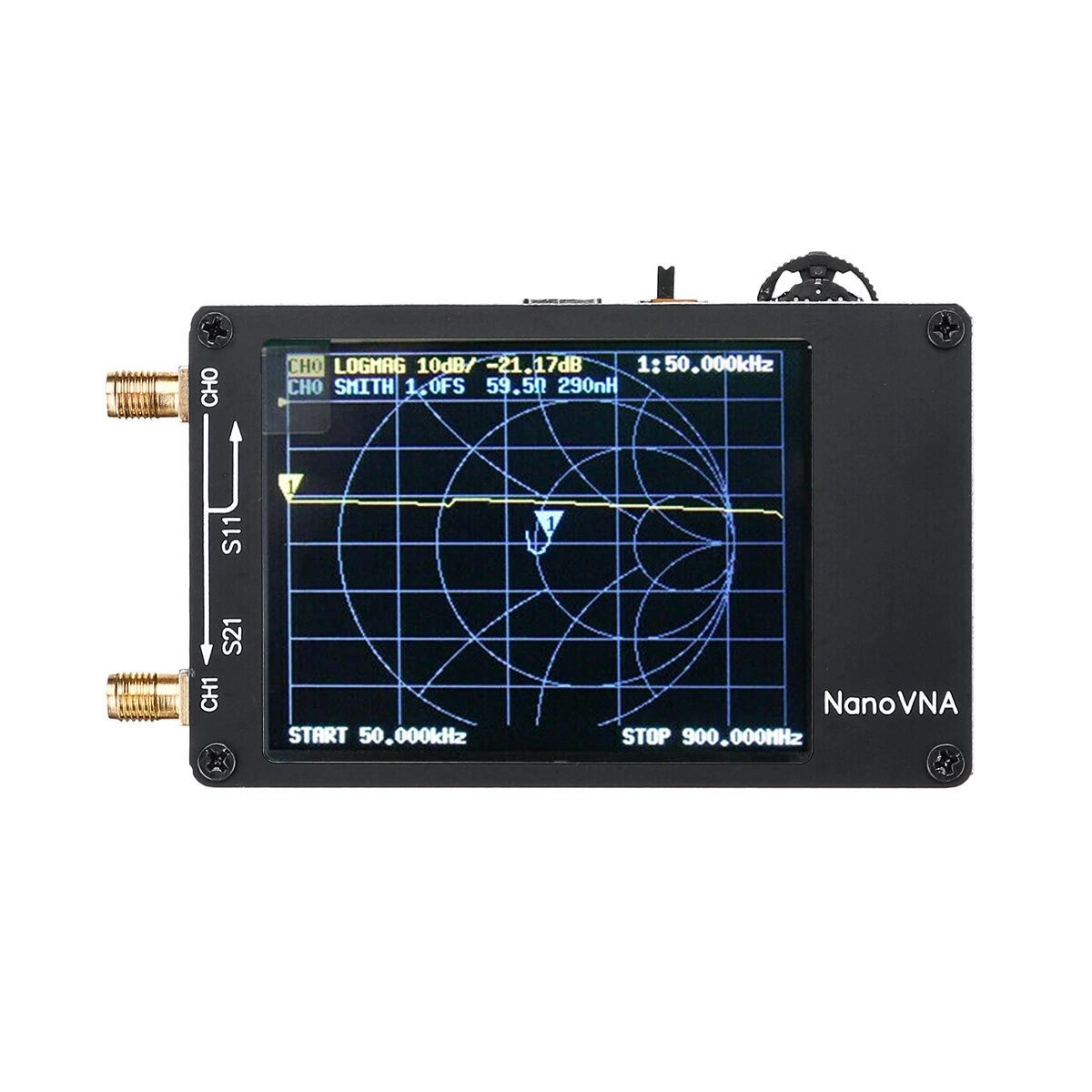 NanoVNA Vector Network Analyzer 50KHz-900MHz | 2.8 TFT Screen | HF VHF UHF