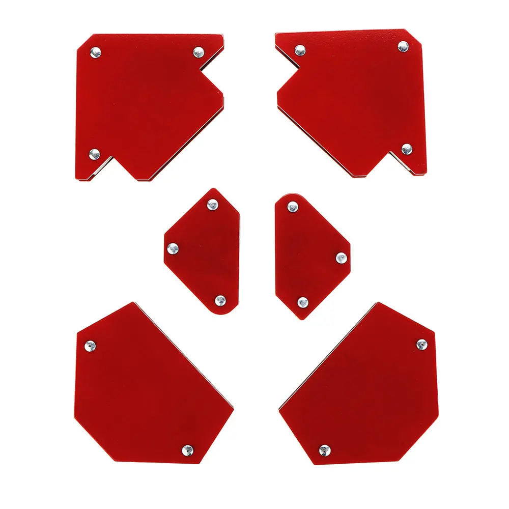 Drillpro 6pcs Magnetic Welding Positioner - Triangle Fixed Angle Soldering Locator
