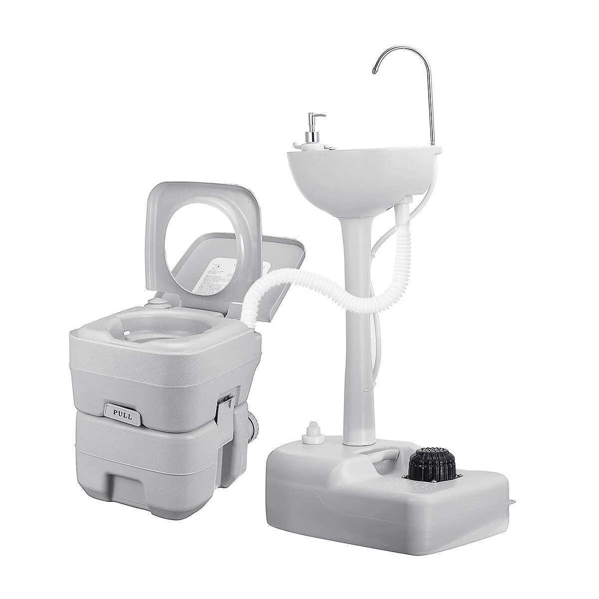 Portable Hand Washing Station - Camping & Garden Sink with Water Tank Pump