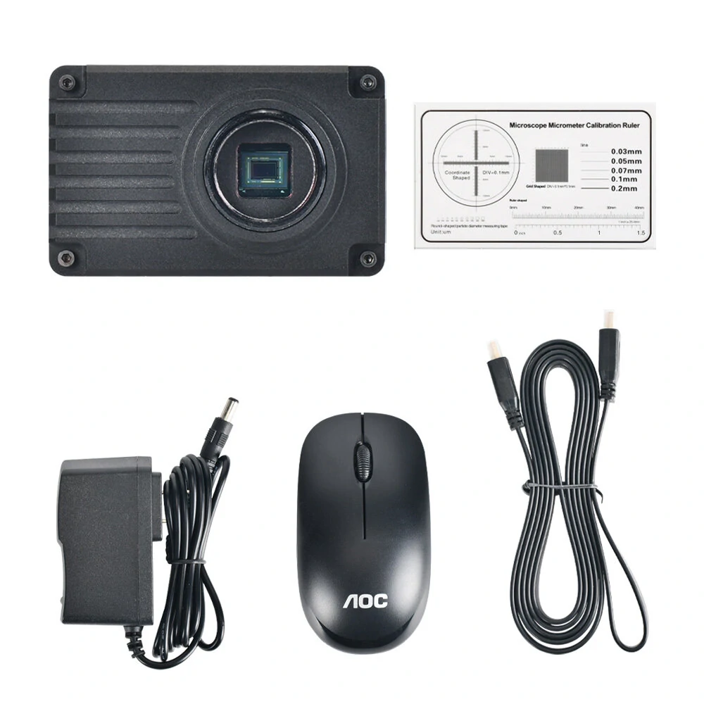 HAYEAR 2K Digital Microscope Camera | IMX415 Sensor, HDMI & LAN | PCB Repair, Soldering, Medical Research