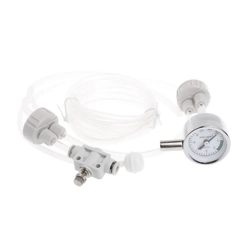 CO2 Generator System Kit - Adjustable Pressure & Air Flow | Aquarium Plant Valve Diffuser