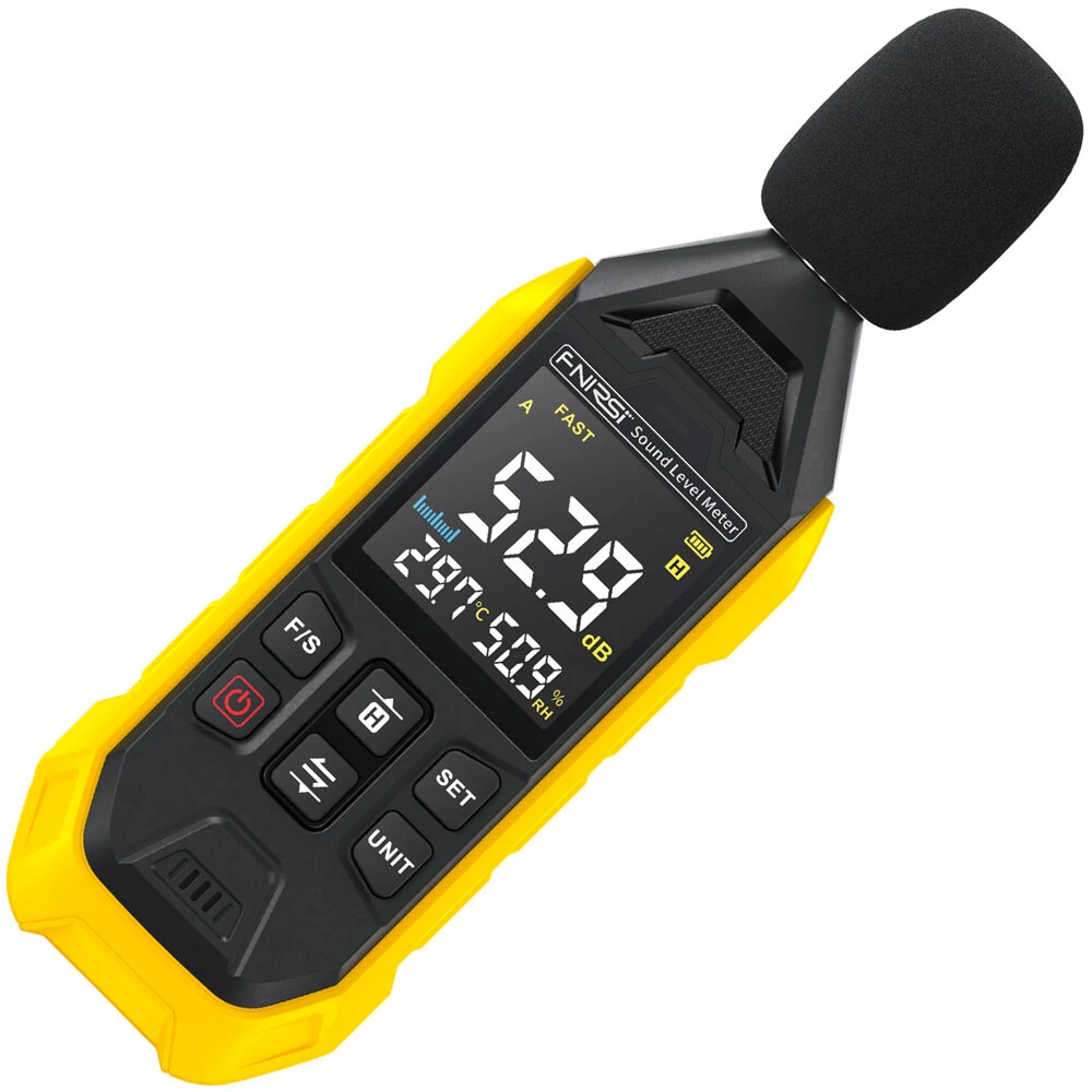 FNIRSI FDM01 Digital Noise Decibel Meter - 30-130dB Range | Fast/Slow Response