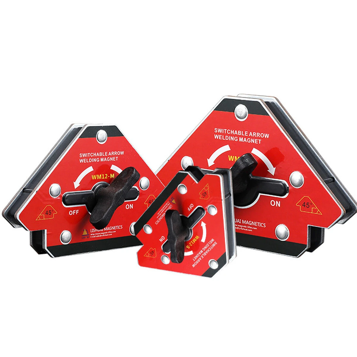 Strong Multi-angle Welding Magnet Holder - Switchable Hexagon Design