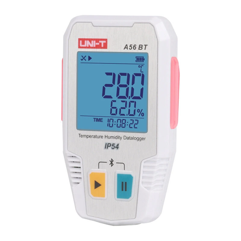 UNI-T A56 Bluetooth Food Thermometer Hygrometer - IP54 - 64000 Data Storage