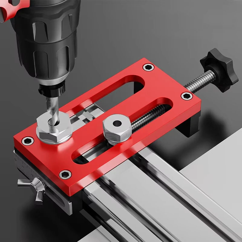 Universal Aluminum Profile Drilling Jig | Drill Sleeve & Punching Locator Tool