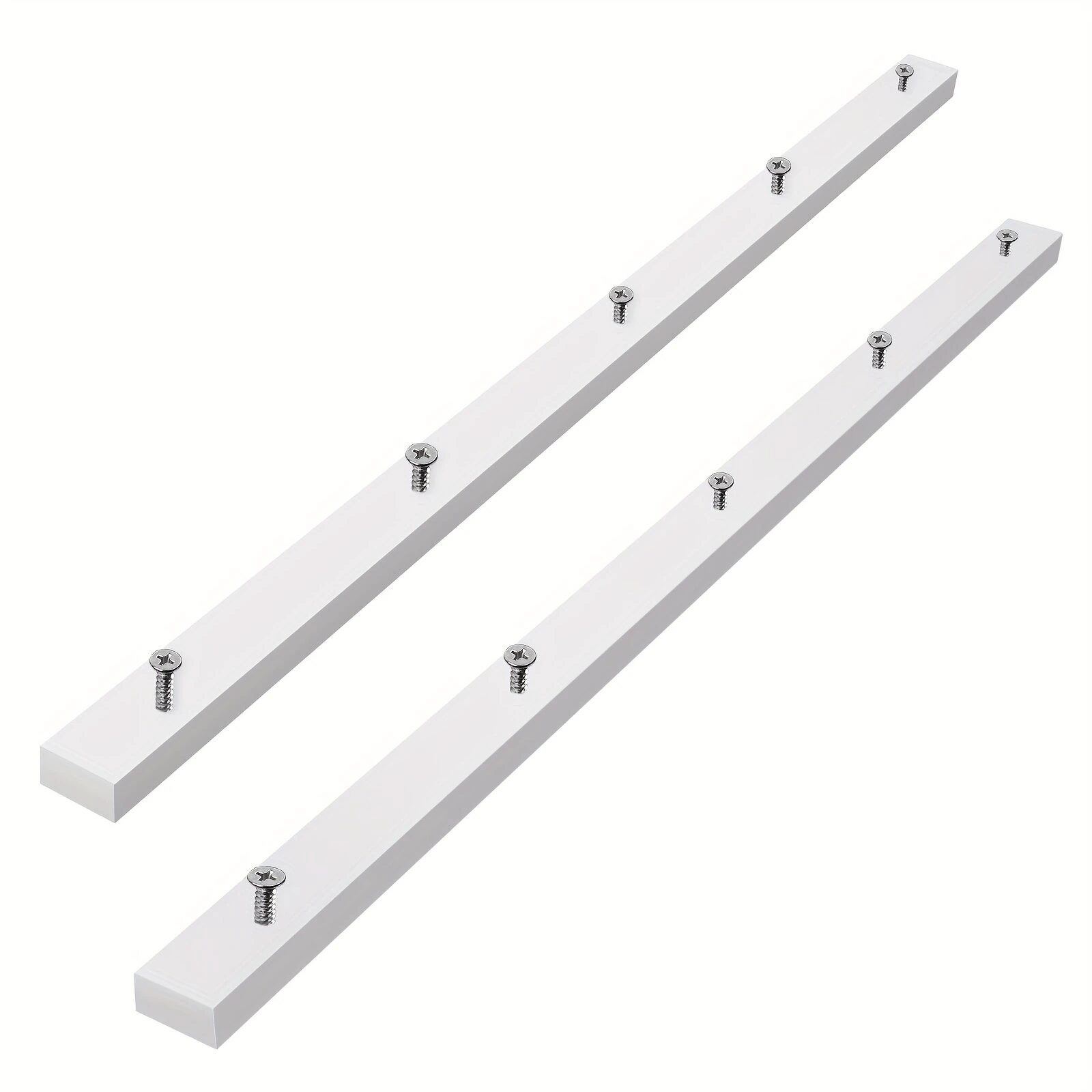 2PCS Table Saw Crosscut Sled Miter Bars | 3/4 x 3/8 x 17 | Pre-Drilled Holes for Easy Installation