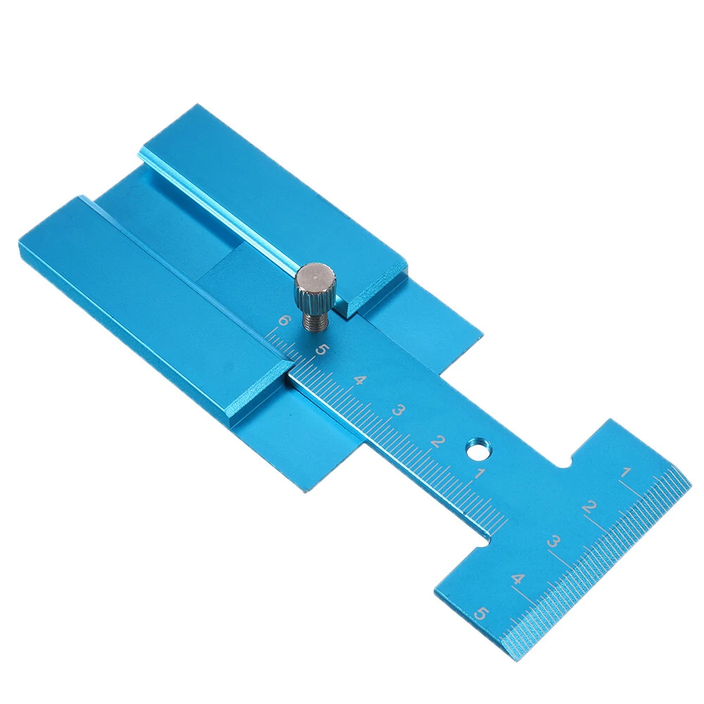 Aluminum Alloy Height & Depth Gauge Ruler - For Table Saw Woodworking