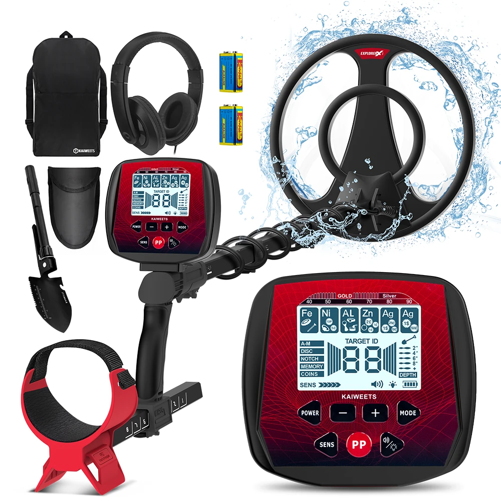 KAIWEETS EXPLORER X Professional Metal Detector | 6 Modes IP68 Waterproof