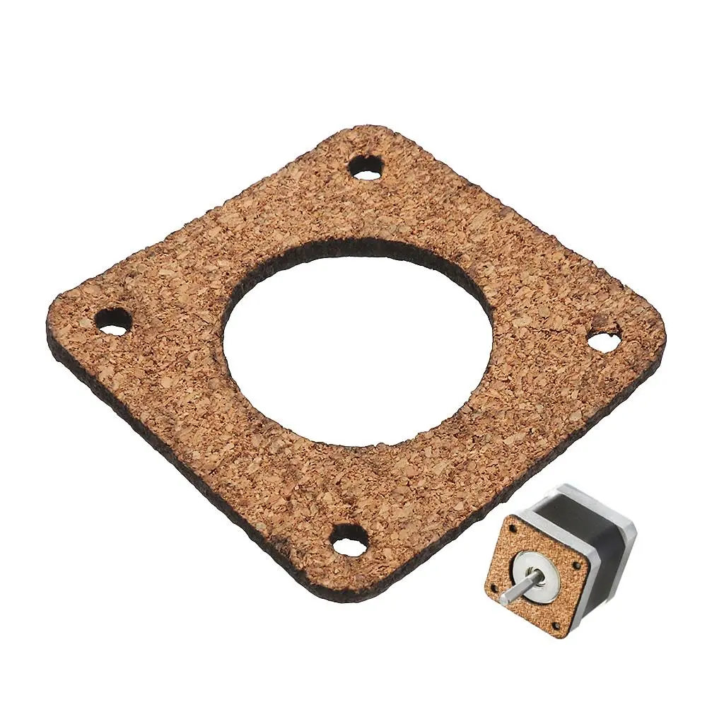 Machifit Cork Shock Absorber Anti-vibration Damper for Nema 17 42mm Stepper Motor