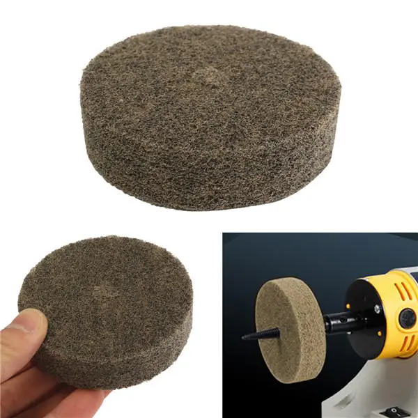 3 Inch Nylon Fiber Polisher Buffing Pad - 75mm Polishing Wheel for Auto Detailing