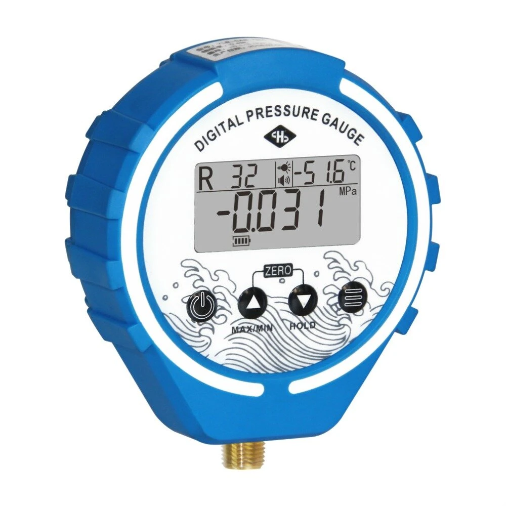 YLB Digital Manifold Gauge | HVAC Refrigeration Tester for Vacuum & Freon