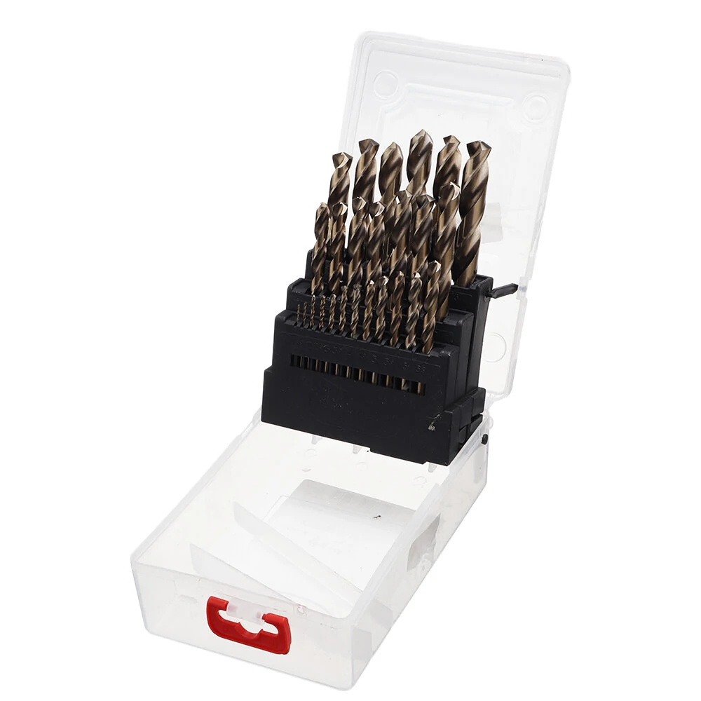 Drillpro M35 Cobalt Drill Bit Set | HSS-Co Jobber Length for Metal & Stainless Steel