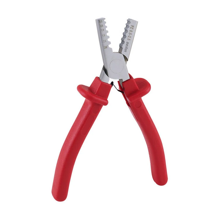 PZ 0.25-2.5 Crimping Plier | E Type Pin Pliers for Terminal & Bare Copper Tube