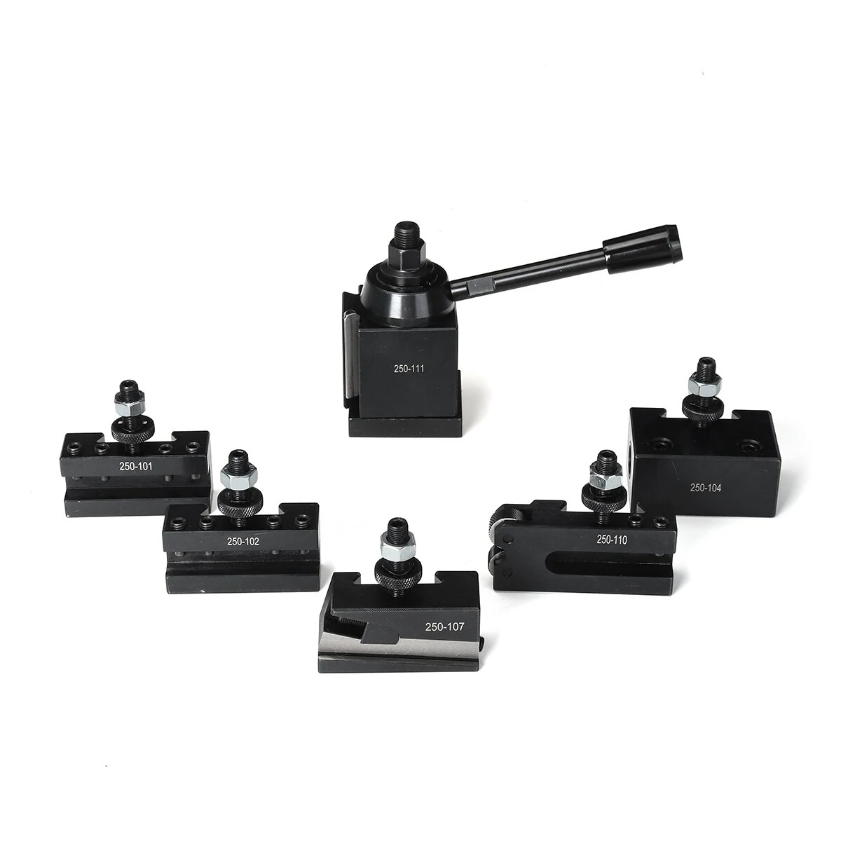 DEMOKE 250 Series Quick Change Tool Post & Holders | High Precision Rigidity | Lathe Accessory
