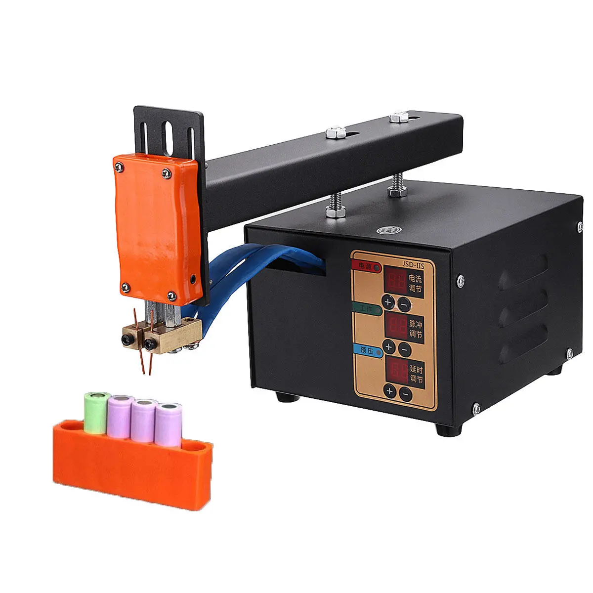 220V 3KW Battery Spot Welder | Extended Arm with Pulse & Current Display