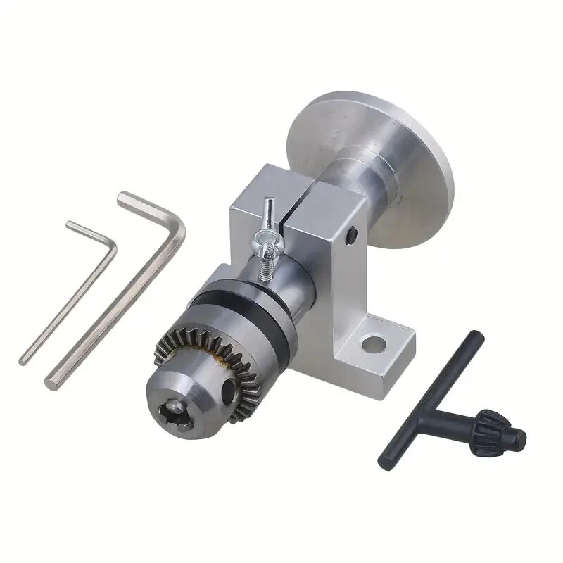 Telescopic Chuck for Lathes - Adjustable Stroke 0.6-6mm - Steel & Aluminum - 31mm Center Height