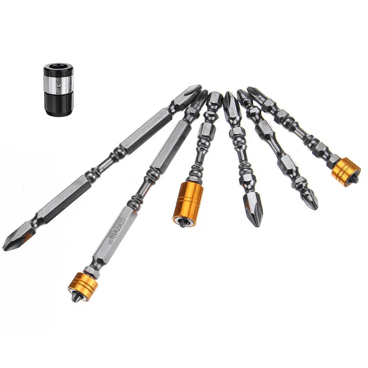 Alloy Steel Cross Two-Headed Screwdriver Bit - Wear-Resistant Electric Tool