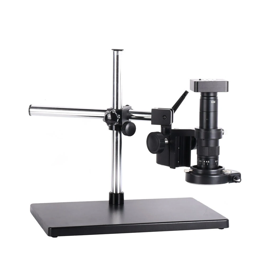 HAYEAR 34MP HDMI USB Digital Microscope Camera | 180X C-Mount Lens & 56 LED Light