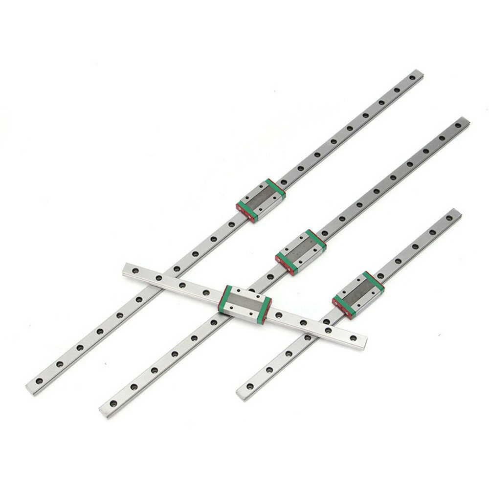 MGN12 Linear Guide Set - 250/300/500/550mm with Anti-Drop Slider | CNC Parts