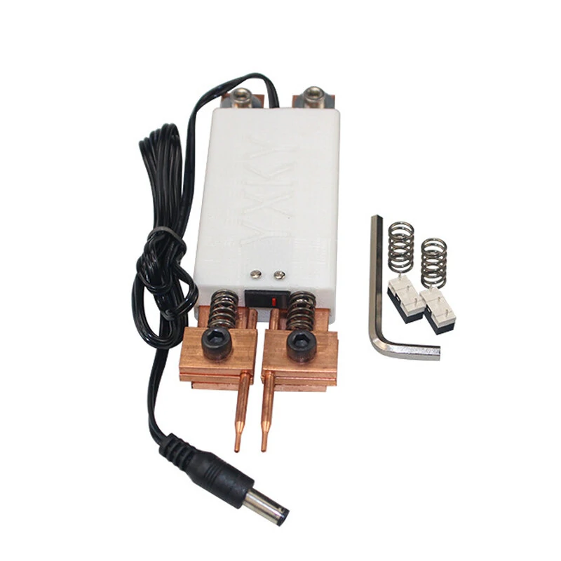 Spot Welding Pen for 18650 Battery | Dual Spring Handle & Thick Copper Bar | Integrated Design
