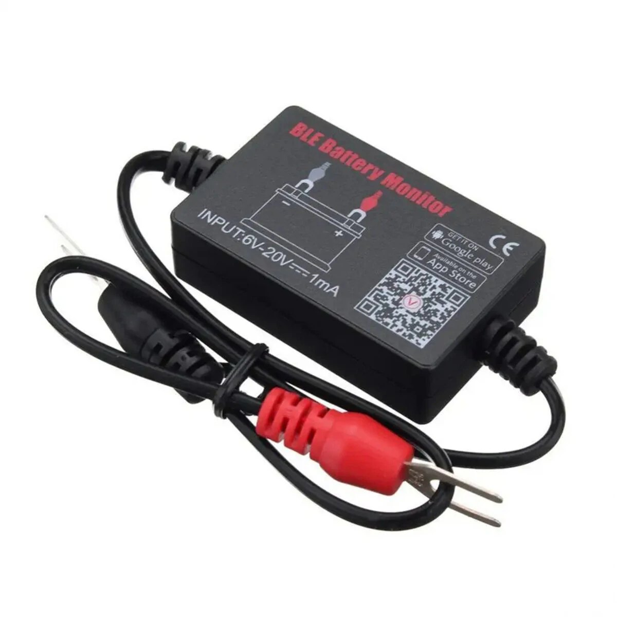 BM2 Battery Monitor Tester for 12V Vehicles | Bluetooth 4.0 iOS Android | Real-Time Notifications