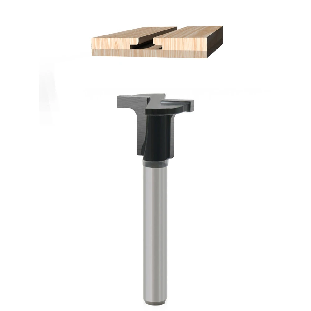 LAVIE 5PCS 1/4 Inch Shank Router Bits | 90 Degree Arc Bending for Woodworking