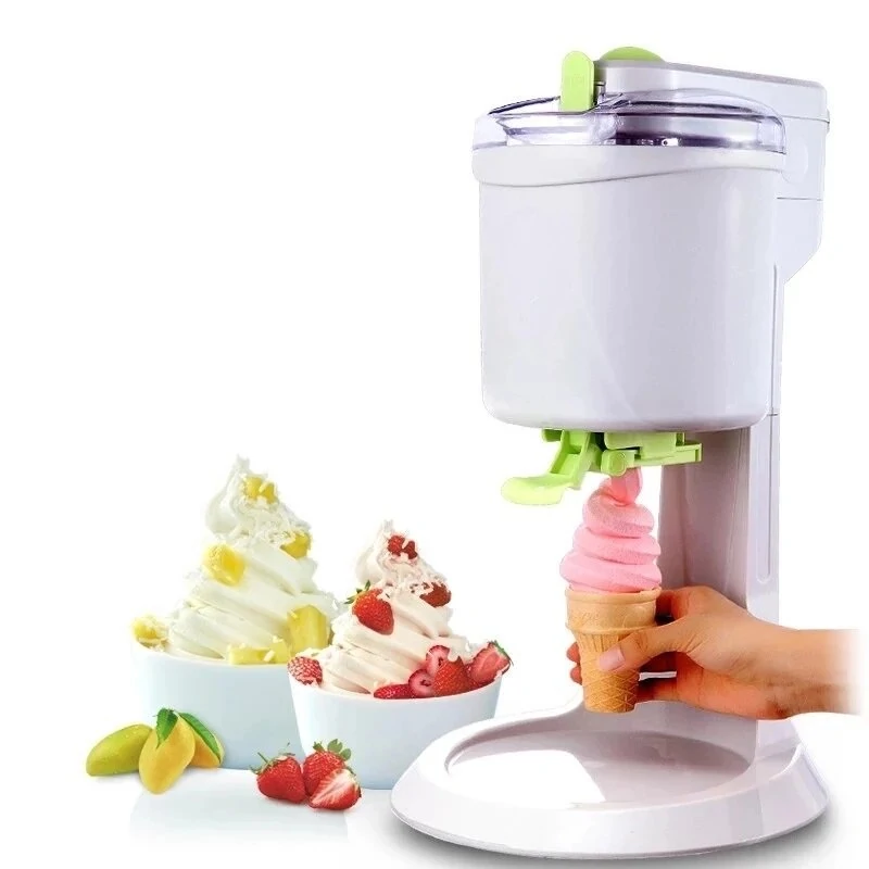 Fully Automatic Mini Fruit Ice Cream Machine - 110/220V Electric DIY Home Kitchen