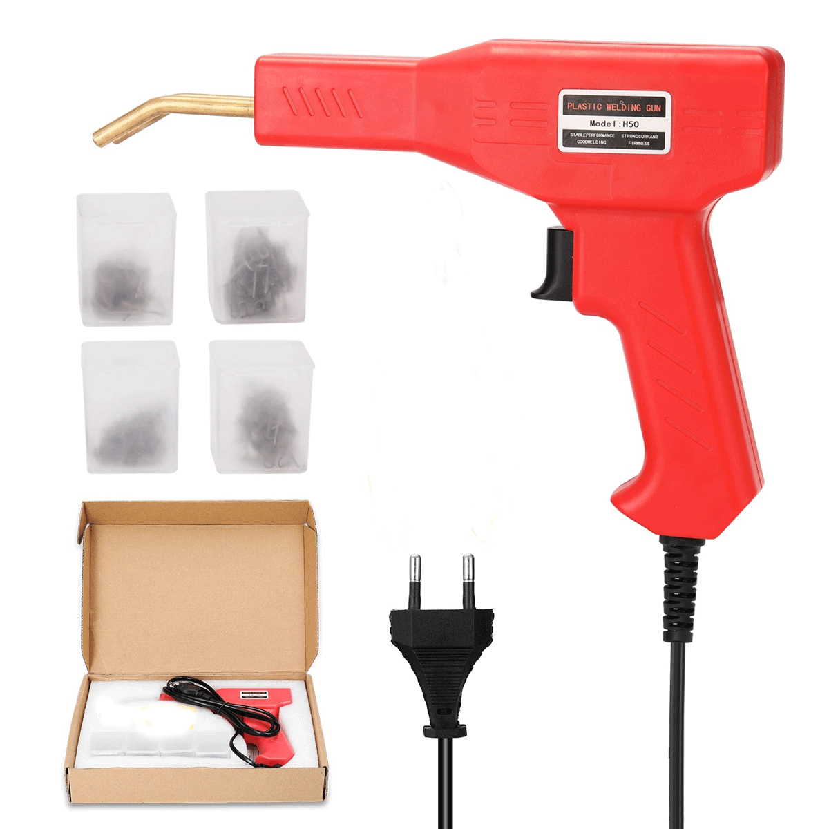 HOT Stapler Plastic Welder | Heat Gun Welding Machine for Car Bumper Repair Kit