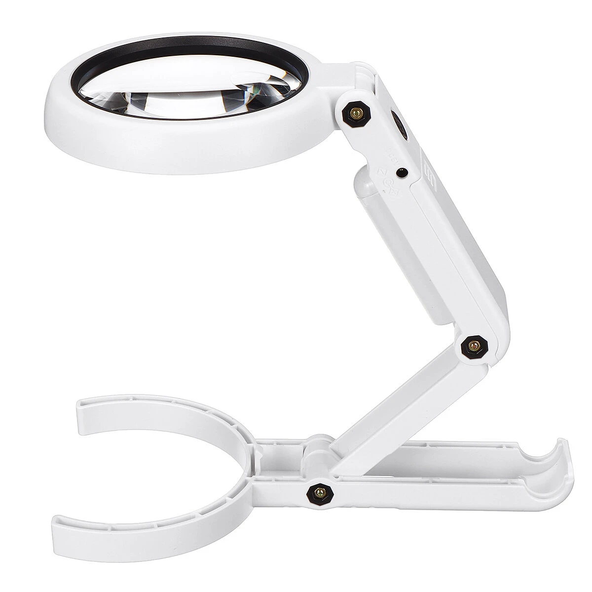 5X 11X Magnifying Glass with LED Light | Dual Use Table Lamp & Hand Held | Jewelry Authentication