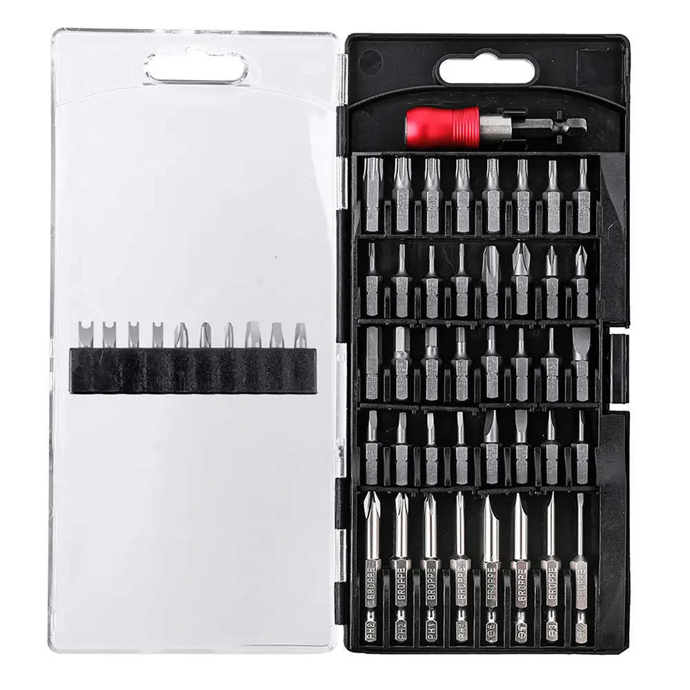 BROPPE A/B/C/D Type Screwdriver Bit Set - 1/4 Inch Hex Magnetic Shank