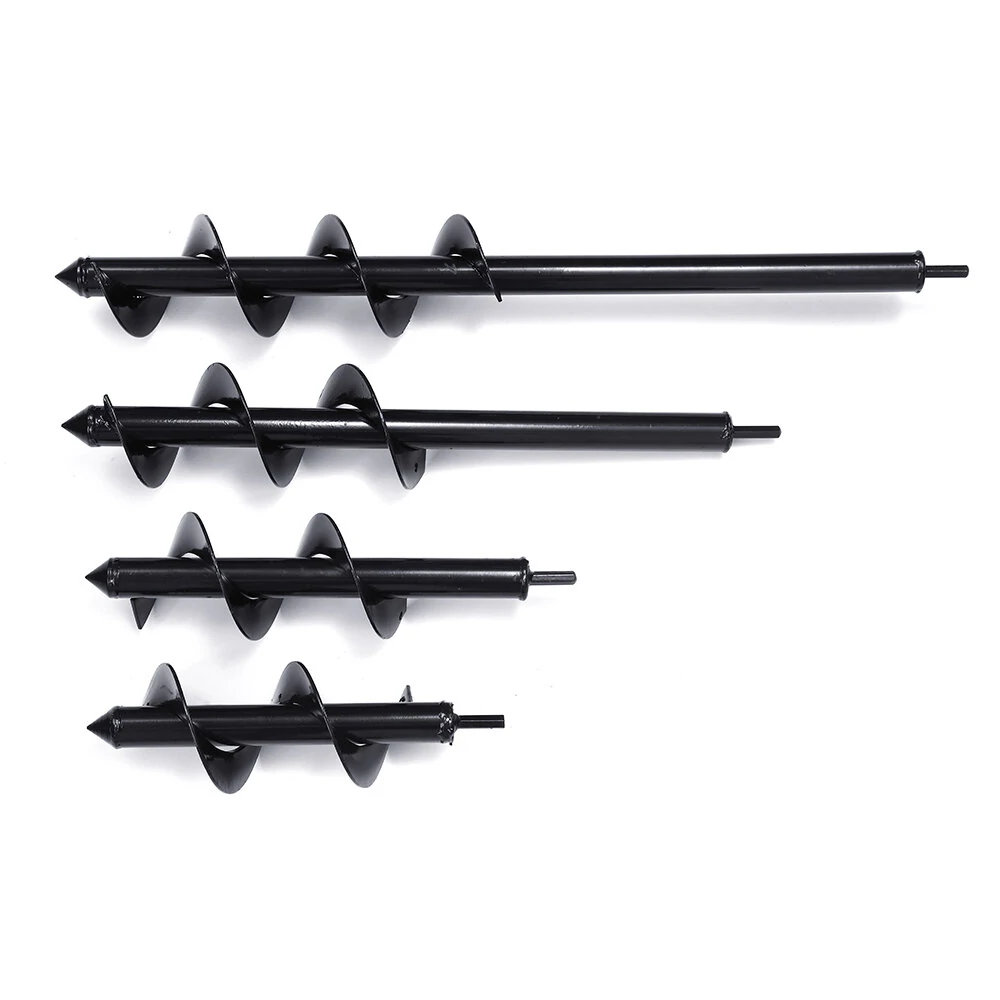 Drillpro Garden Auger Drill Bit - 7.6x25/30/45/60cm Earth Planter for Post Hole Digger