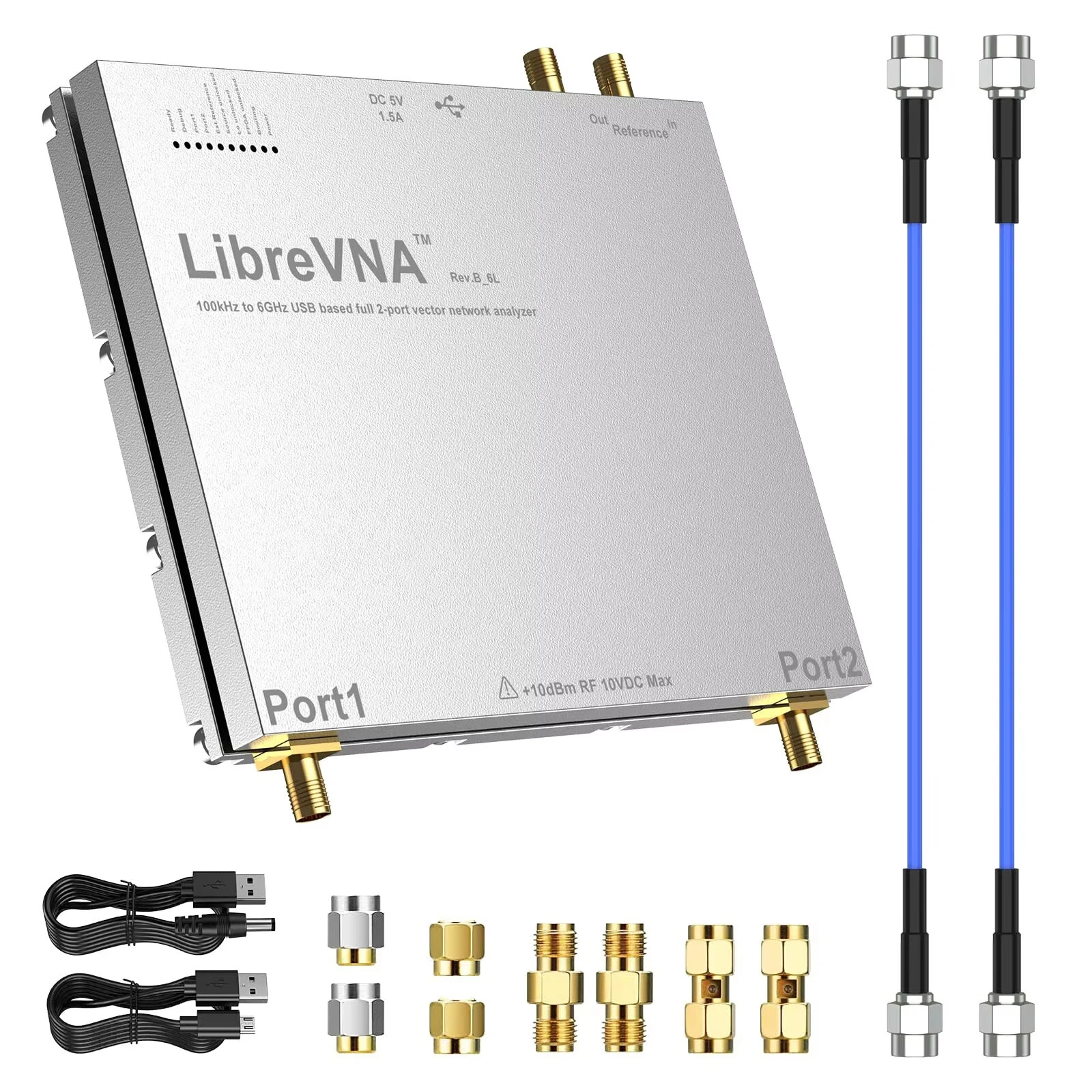LibreVNA 100kHz-6GHz USB Vector Network Analyzer | 2-Port Professional Antenna Analyzer