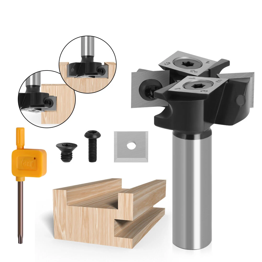 Whiteside Router Bits 1/2 Inch Shank Spoilboard Surfacing Bit | 4 Flute 1-1/2 Inch Cutting Diameter for Wood Slab Flattening