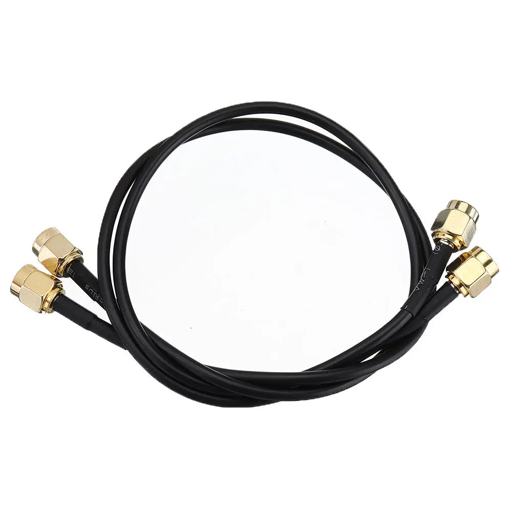 NanoVNA SMA Male to Male RG174 Cables - 2Pcs 30cm for HF VHF UHF Antenna Analyzer