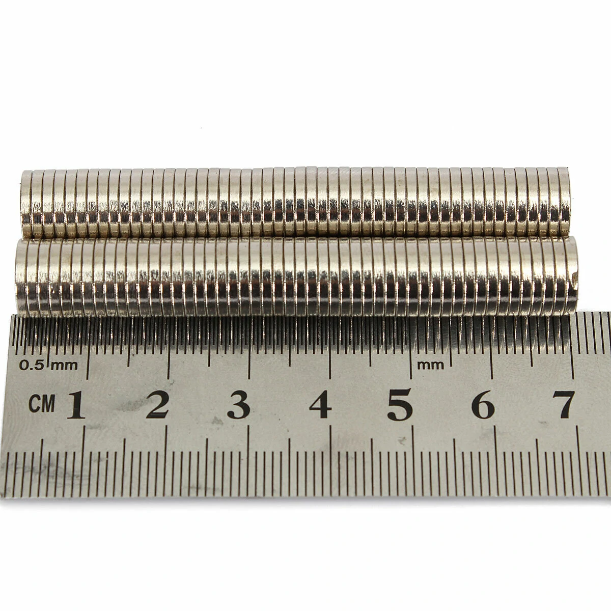 N50 Neodymium Magnets - 200pcs 10x1.5mm Strong Cylinder Disc Magnets
