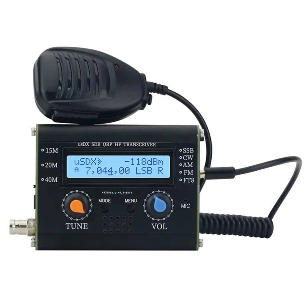 QCX-SSB 5W HF Transceiver | 3-Band All Mode SDR with Microphone