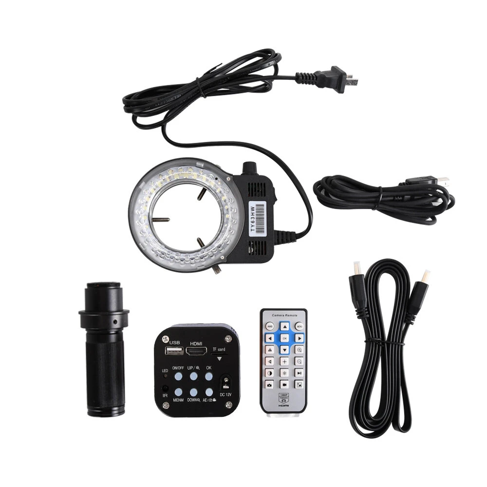 HAYEAR 4K Digital Microscope Camera - 16MP FHD USB | 130X-300X Magnification for PCB Soldering
