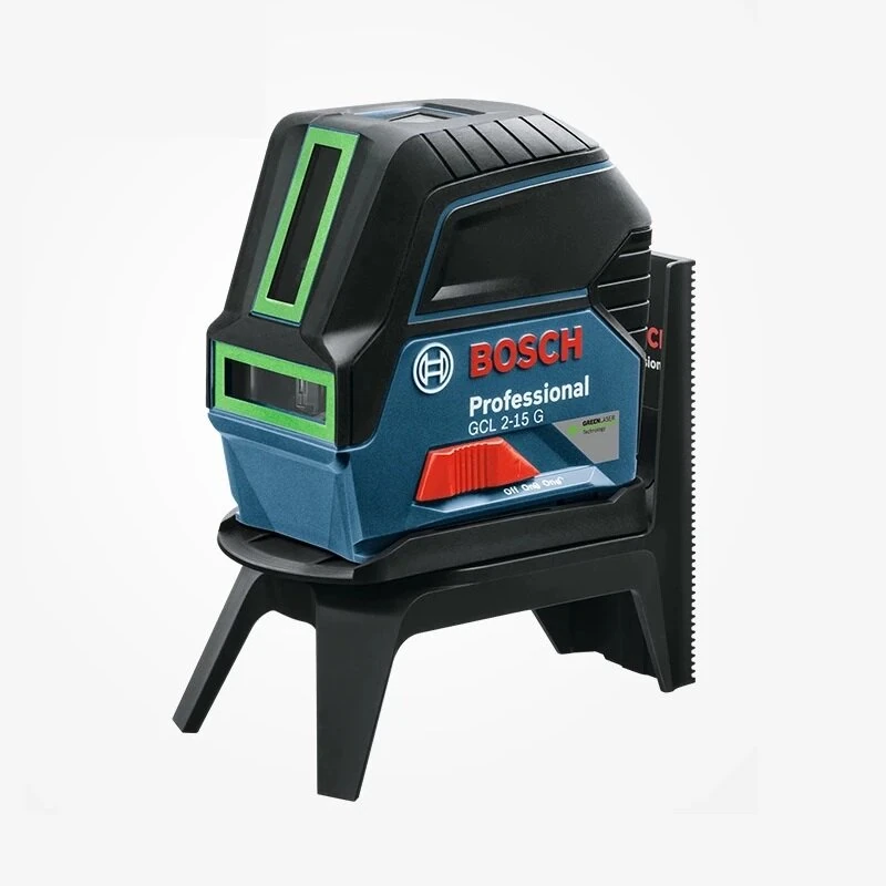 BOSCH GCL2-15G Green Beam Self-Leveling Laser Level | 2-Line Cross Line for Indoor & Outdoor