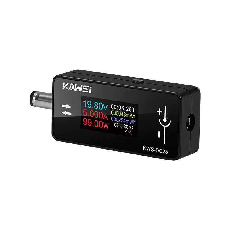 KWS-DC28 Digital Ammeter | 4-30V 12A Tester | 0.96-inch TFT Display | High Precision