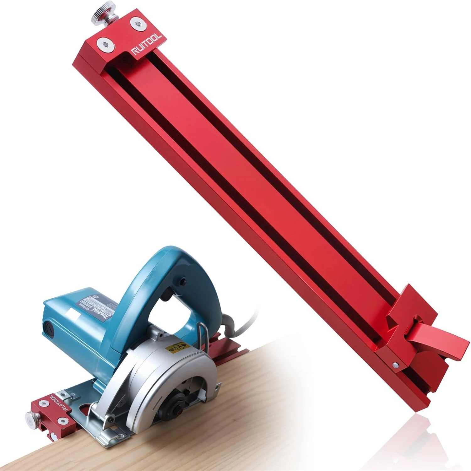 Circular Saw Guide Rail - Aluminum Alloy Adjustable Base | 4 Inch Marble Cutter Compatible