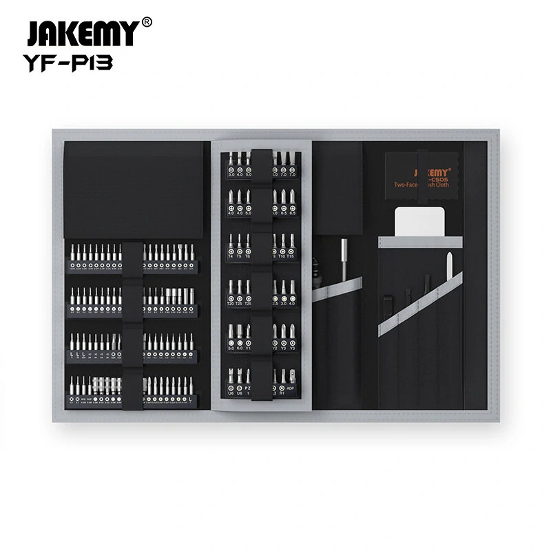 JAKEMY YF-P13 201-in-1 Magnetic Screwdriver Set | Precision Repair Kit for PC & Phone