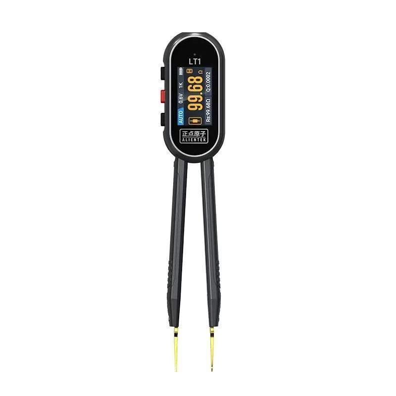 ALIENTEK LT1 Portable Smart LCR Meter Tweezers | IPS Display | Voltage & Continuity Testing