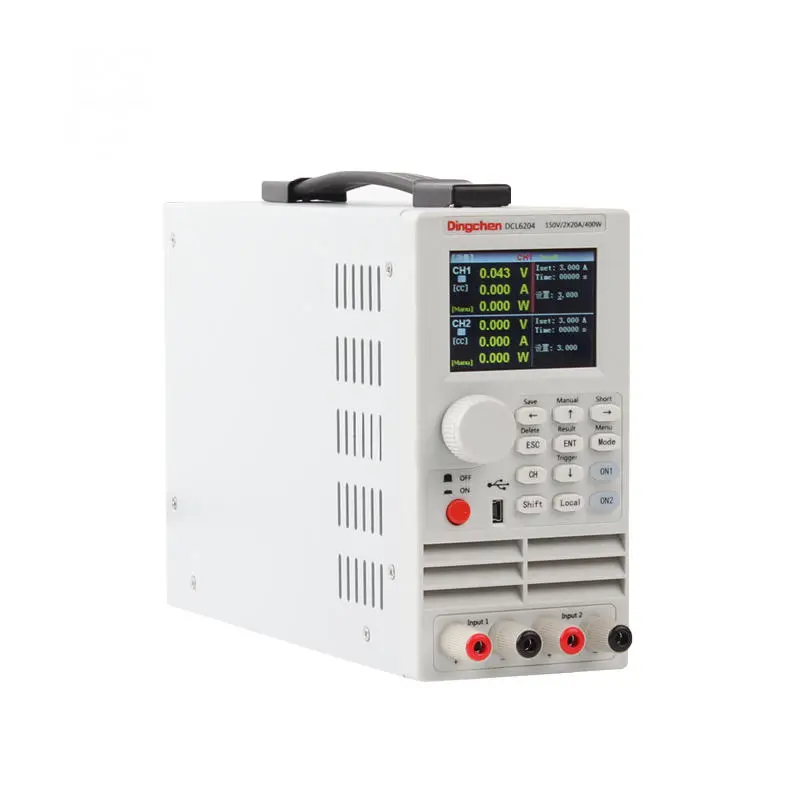 DCL6204 Programmable DC Electronic Load - 150V 20A 400W Battery Tester | RS232 Dual Channel