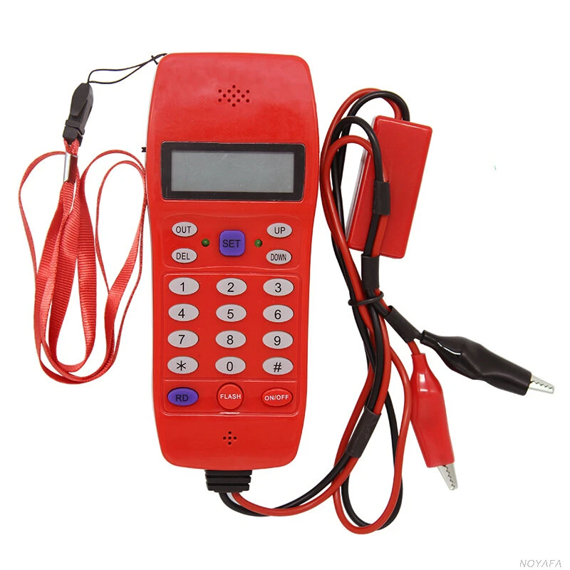 NOYAFA NF-866 Phone & LAN Cable Tester | Toner Tracker with FSK/DTMF Caller ID Display
