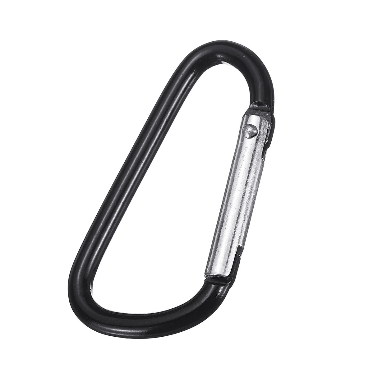 Screw Lock D-Shinged Carabiner Keyring Clip | Secure Hook for Tools & Keys